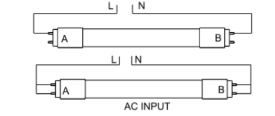 Led Fluorescent Tube Replacement Wiring Diagram