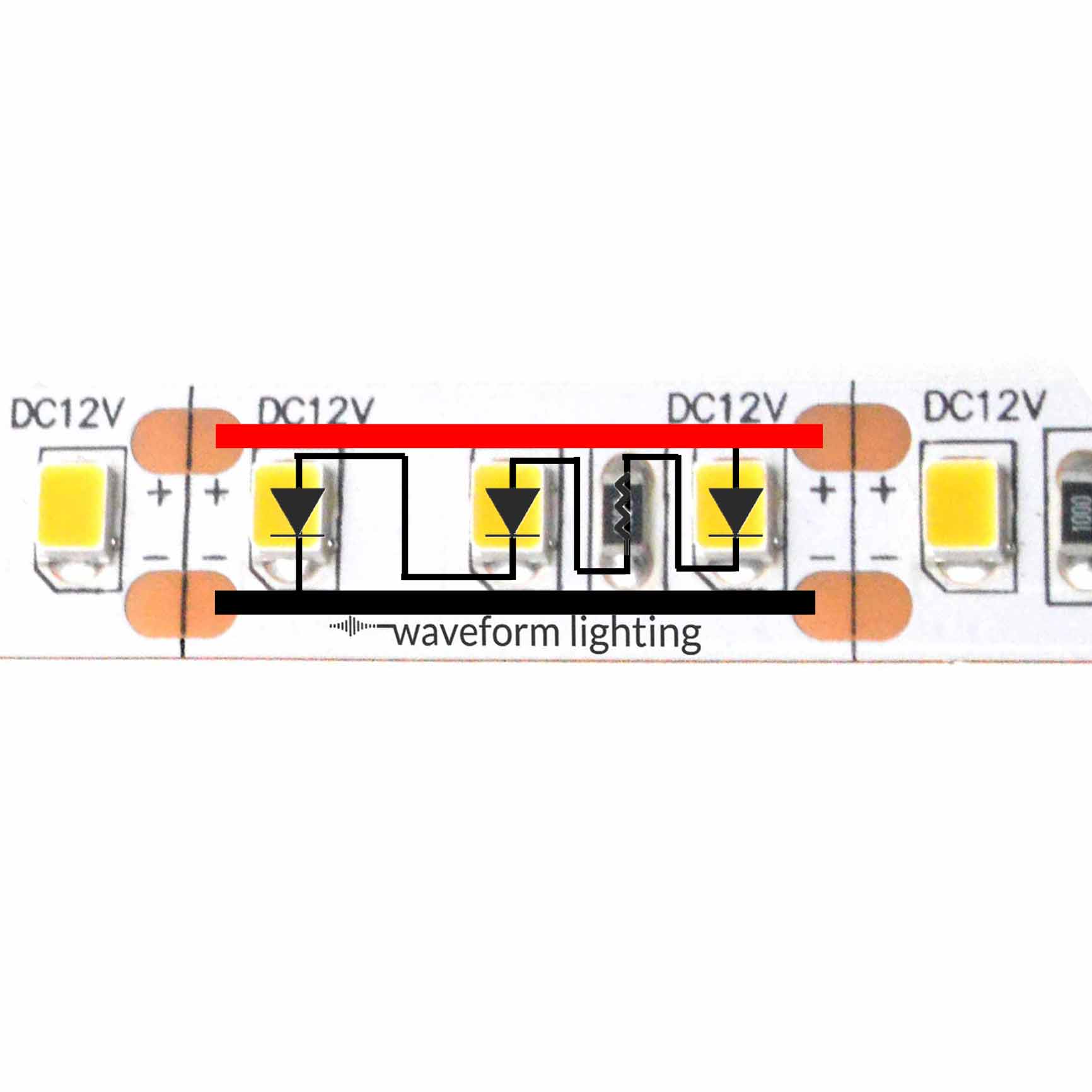 Strip Internal Schematic Voltage | Waveform Lighting