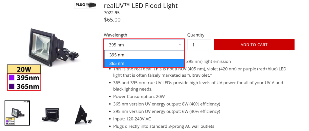 What the Difference Between 365 nm and 395 nm UV LED Lights? | Waveform