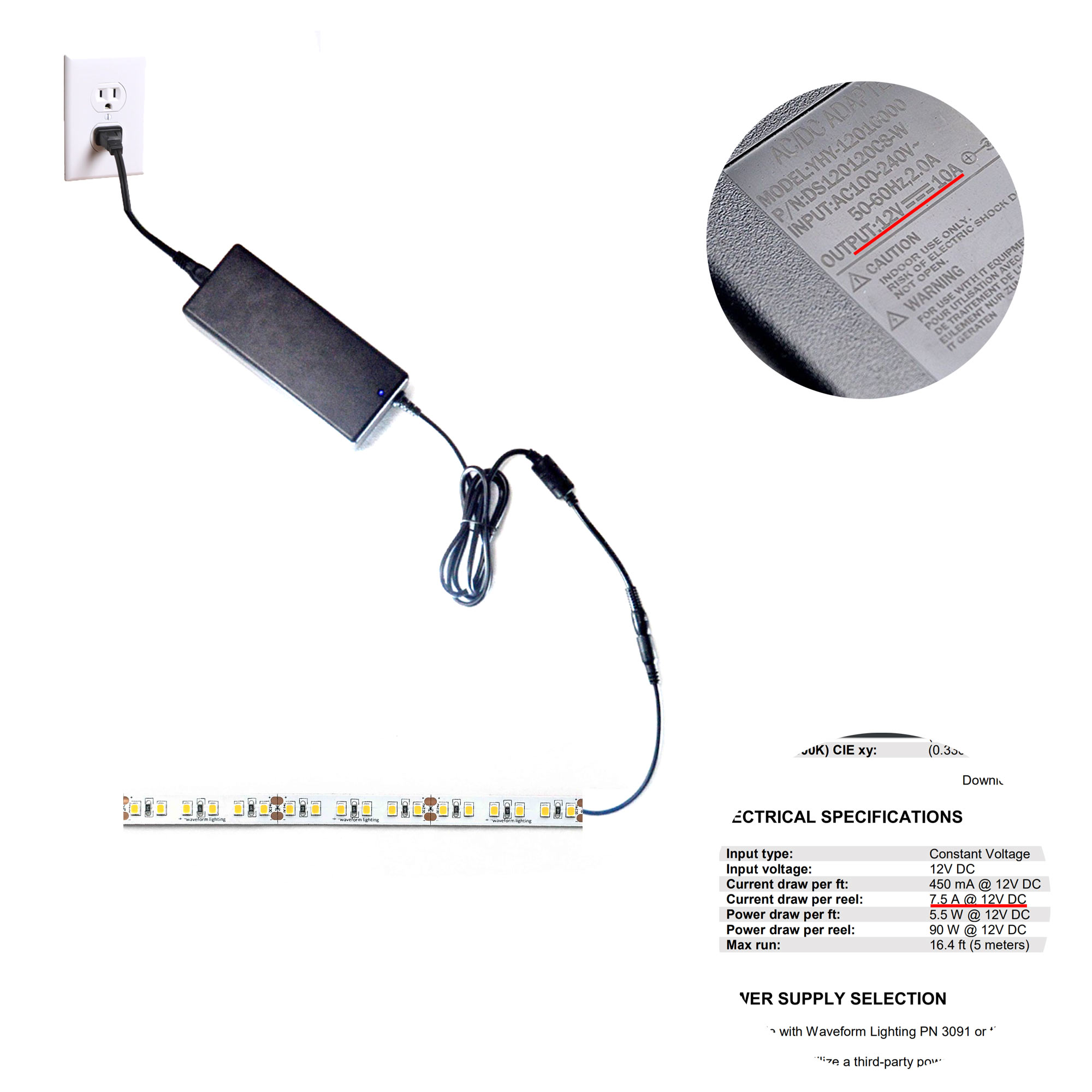 12 Volt Led Strip Light Wiring Diagram